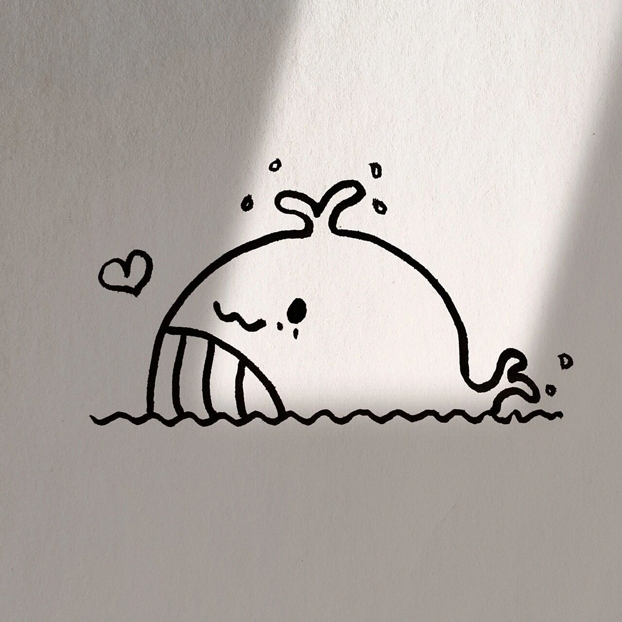 可爱鲨鱼简笔画(附教程) 这个简笔画看一遍0基础都会了9191 1.