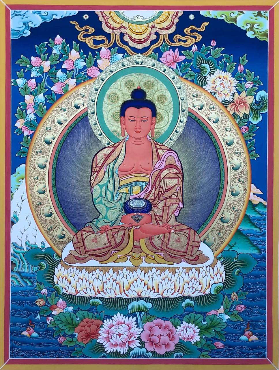 青竺唐卡|阿弥陀佛壁纸 千呼万唤 属猪属狗的宝宝们收藏起来