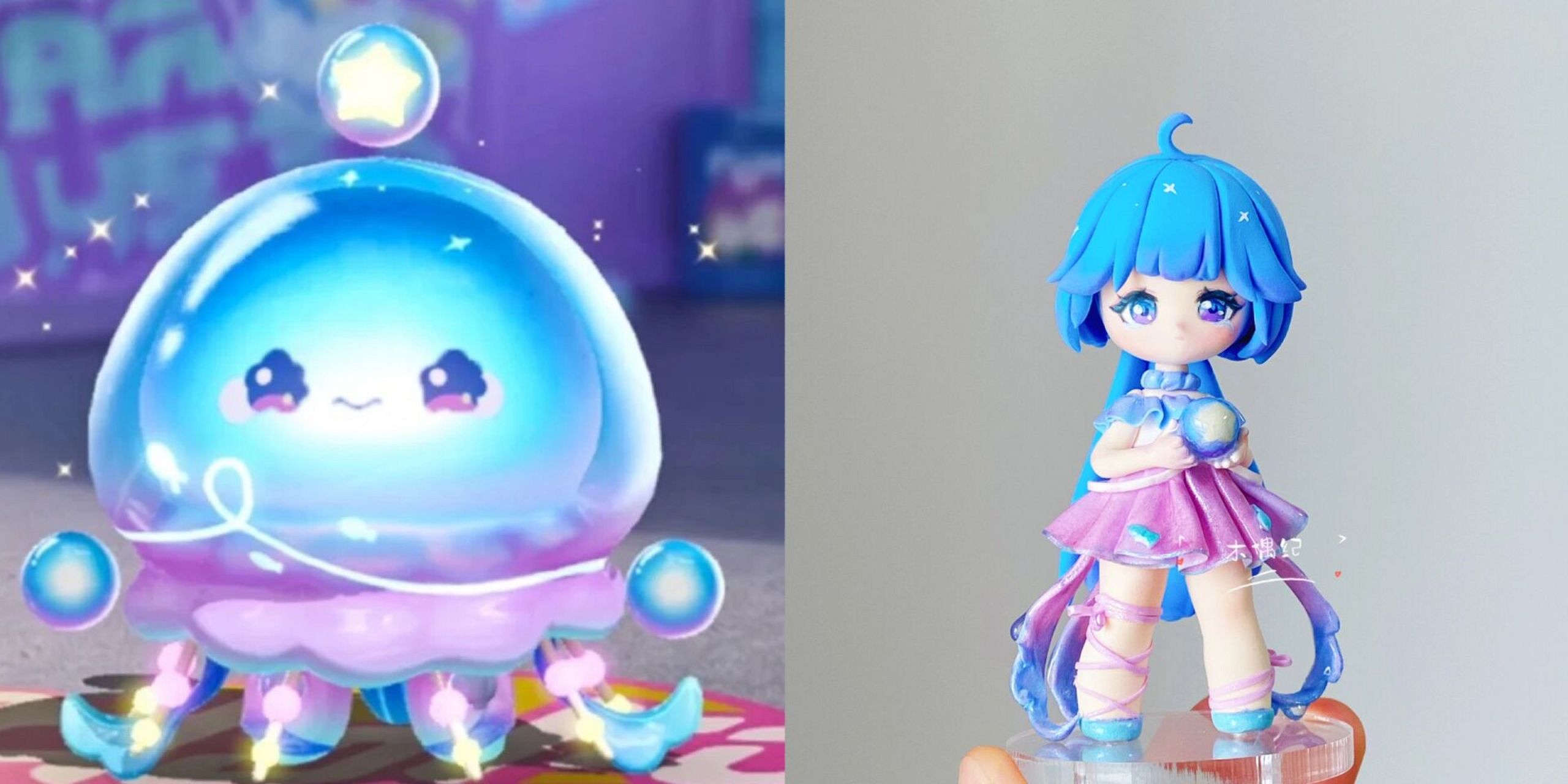 大家觉得像吗～ 我终于捏完莱莱了 宝宝们喜欢吗?