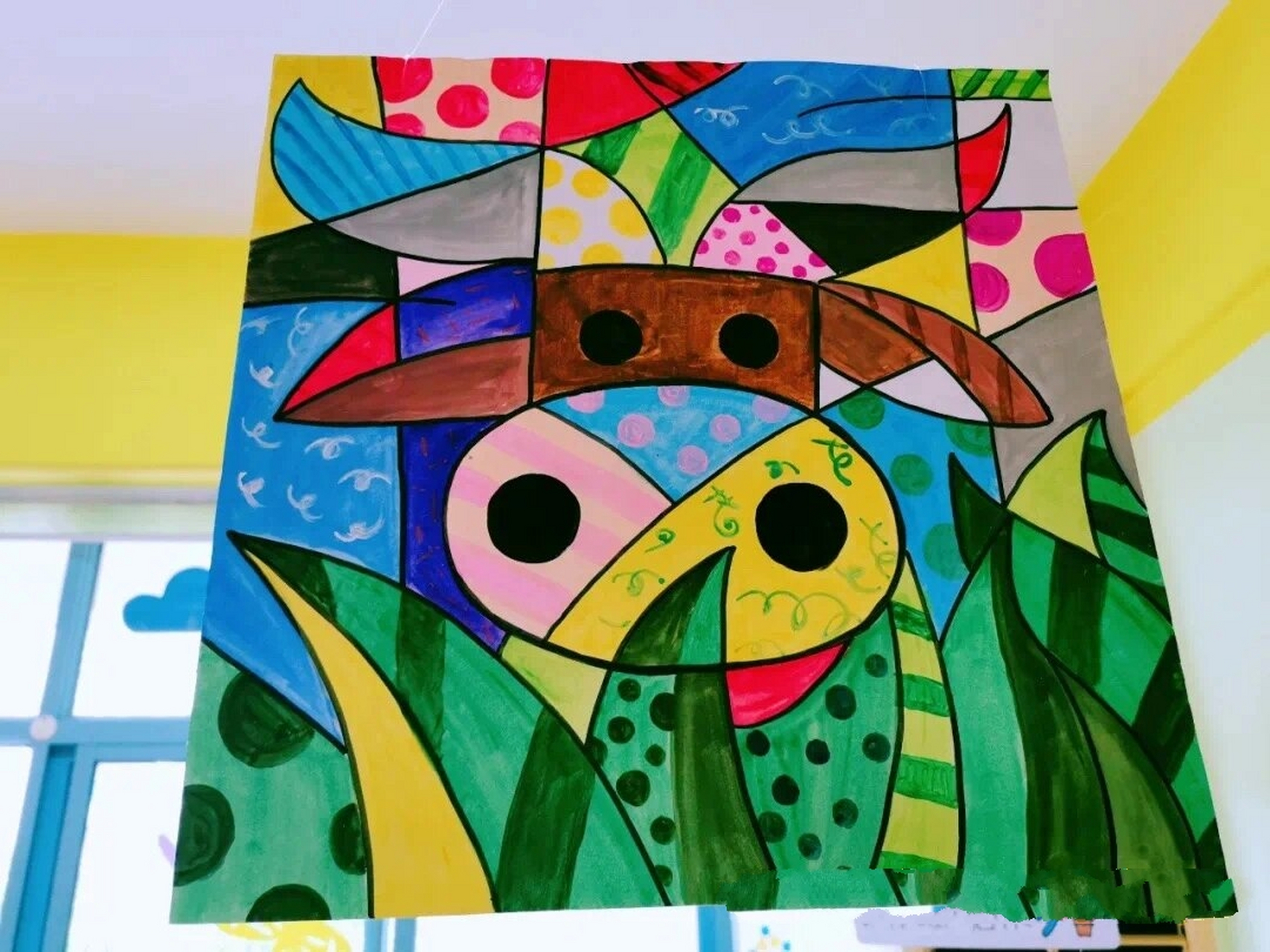 幼儿园简笔画——抽象艺术画
