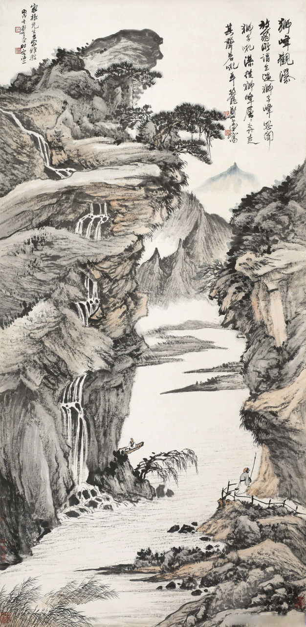 【 海派画家郑午昌笔下的山水画 】  郑午昌(1894年—1952年),名昶,字
