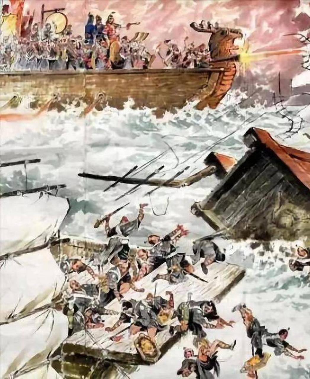 崖山海战是一场非常悲壮的民族战争,也是宋元的最后一战.