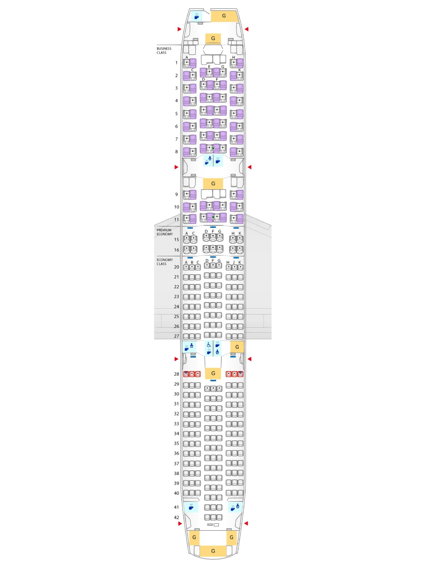 787-9座位图图片