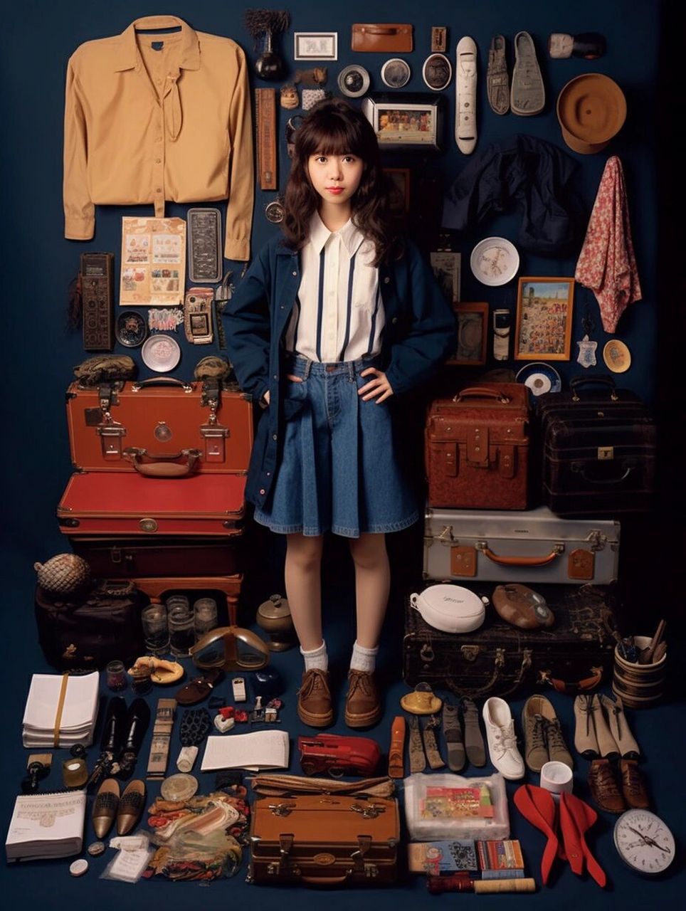 昭和穿搭指南丨复古1980s 咒语见我昭和1988那篇笔记啦关键词已经写了