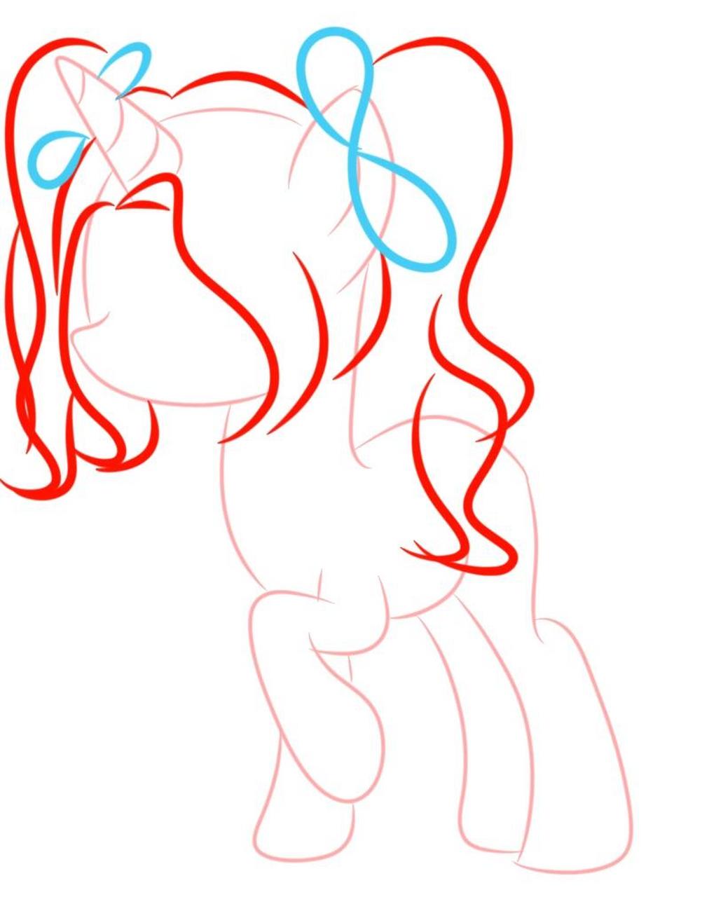 小马自设发型参考