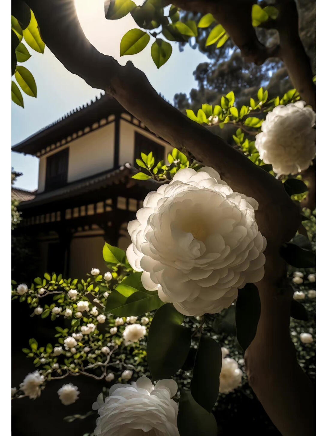 白色山花的颜色十分的纯洁,因此象征着纯真无邪的美好,而它的花瓣很