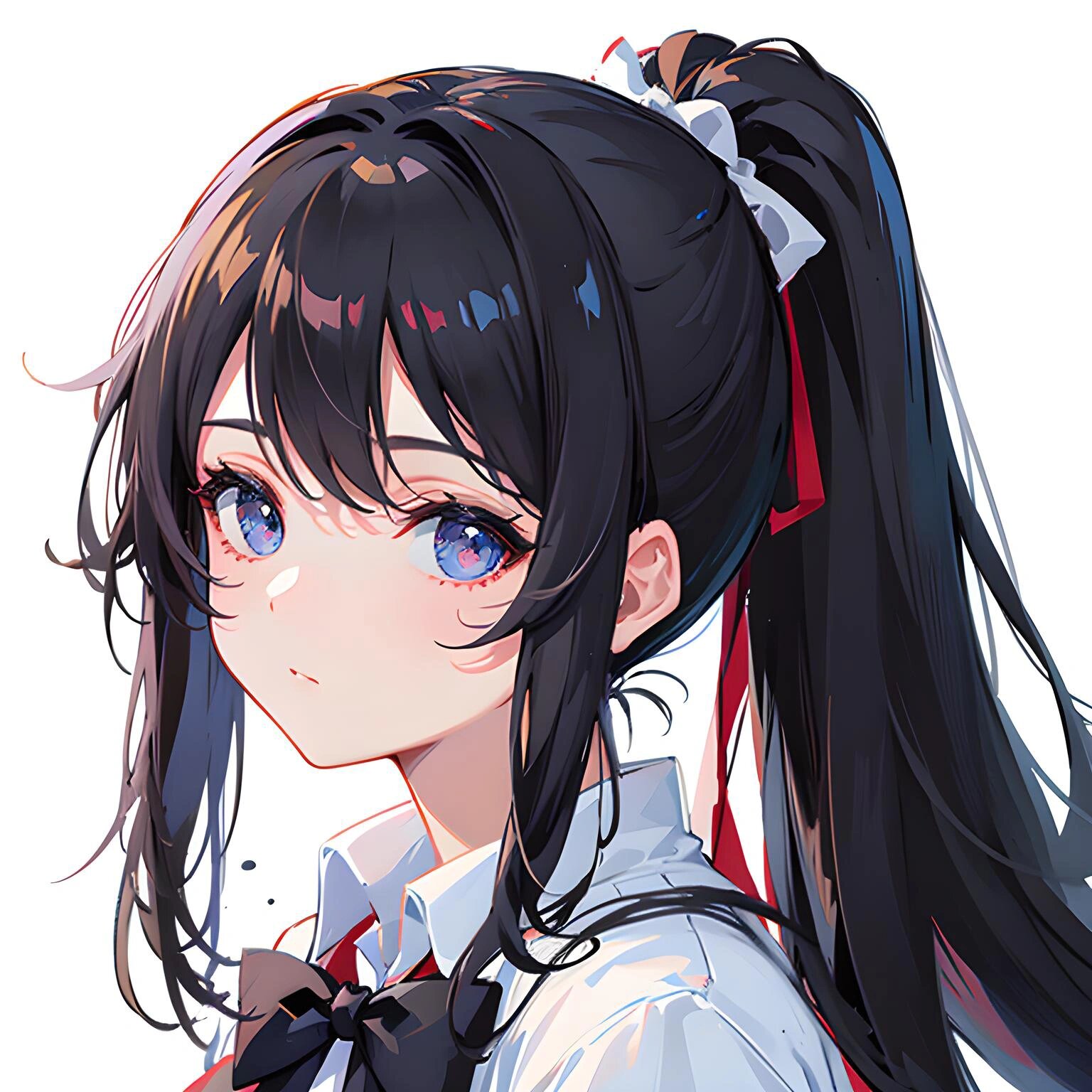 头像|黑发可爱少女
