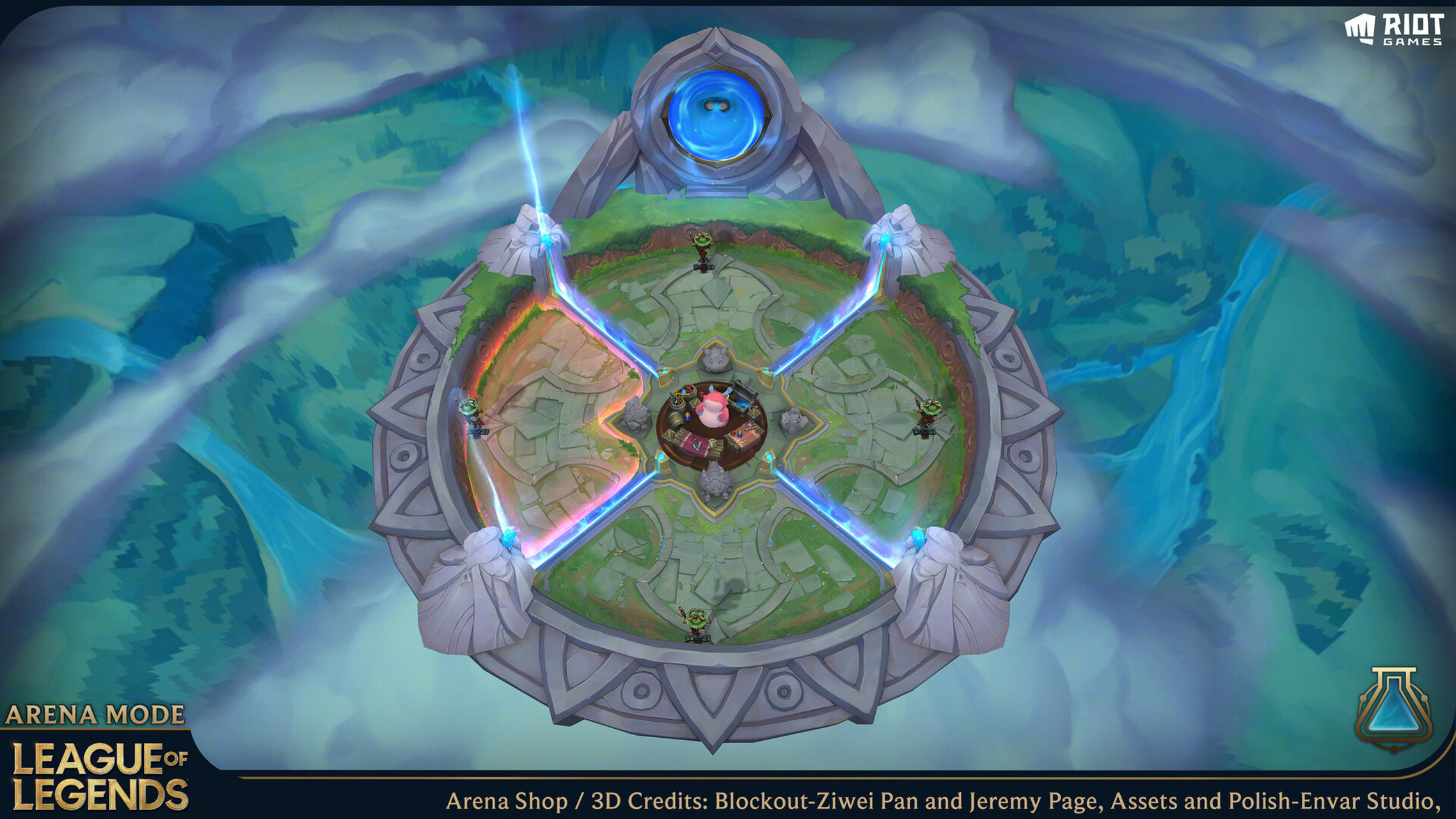 英雄联盟斗魂竞技场#【斗魂竞技场 场景展示】来自pedro damasceno的