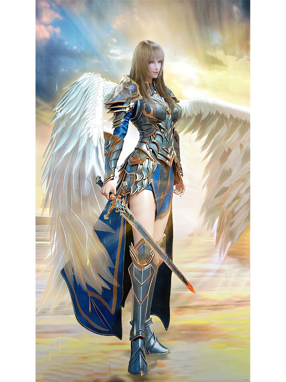 天使王95壁纸 来啦 动漫#雄兵连3雷霆万钧  天使彦女王 凉冰恶魔