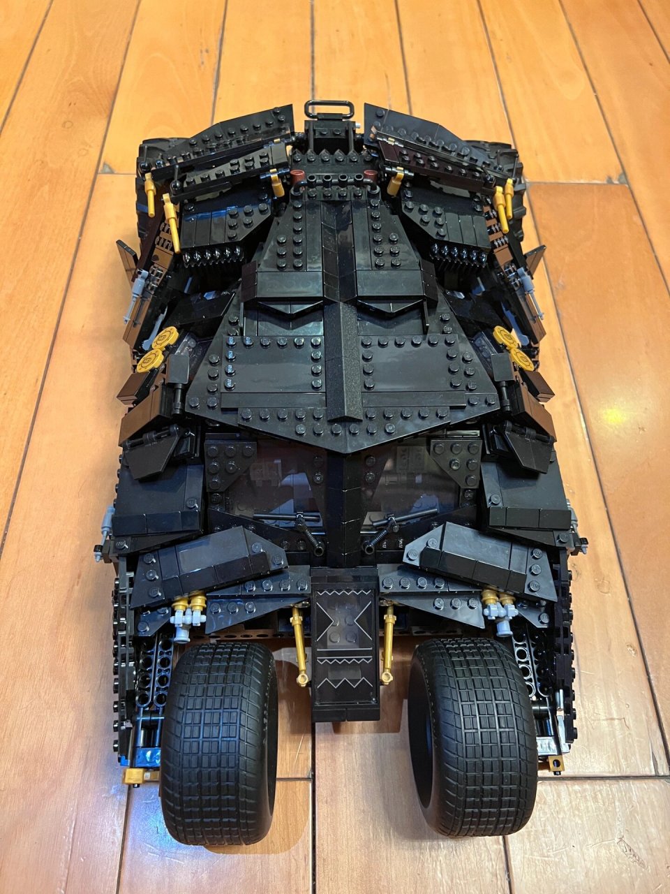 乐高76140蝙蝠战车拼搭分享 断断续续拼了好几天,终于把乐高76240蝙蝠