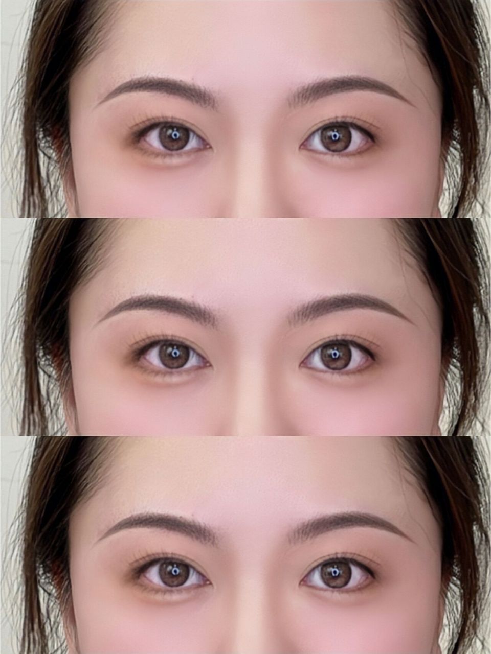 属于方圆脸圆脸的减龄新月眉真的赞爆!