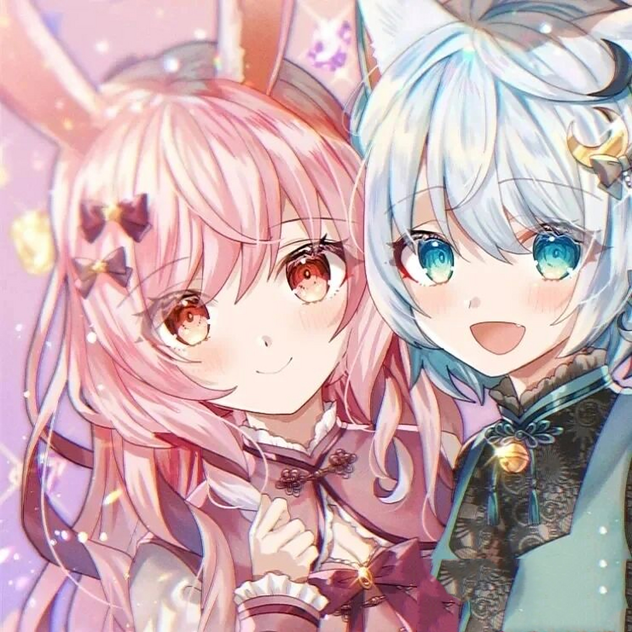 兔子与猫闺蜜头