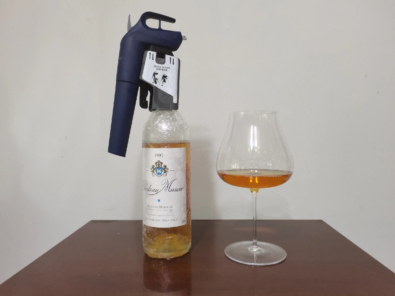 穆萨古堡干白葡萄酒1997 musar blanc 穆萨古堡黎巴嫩名庄,这次品鉴的