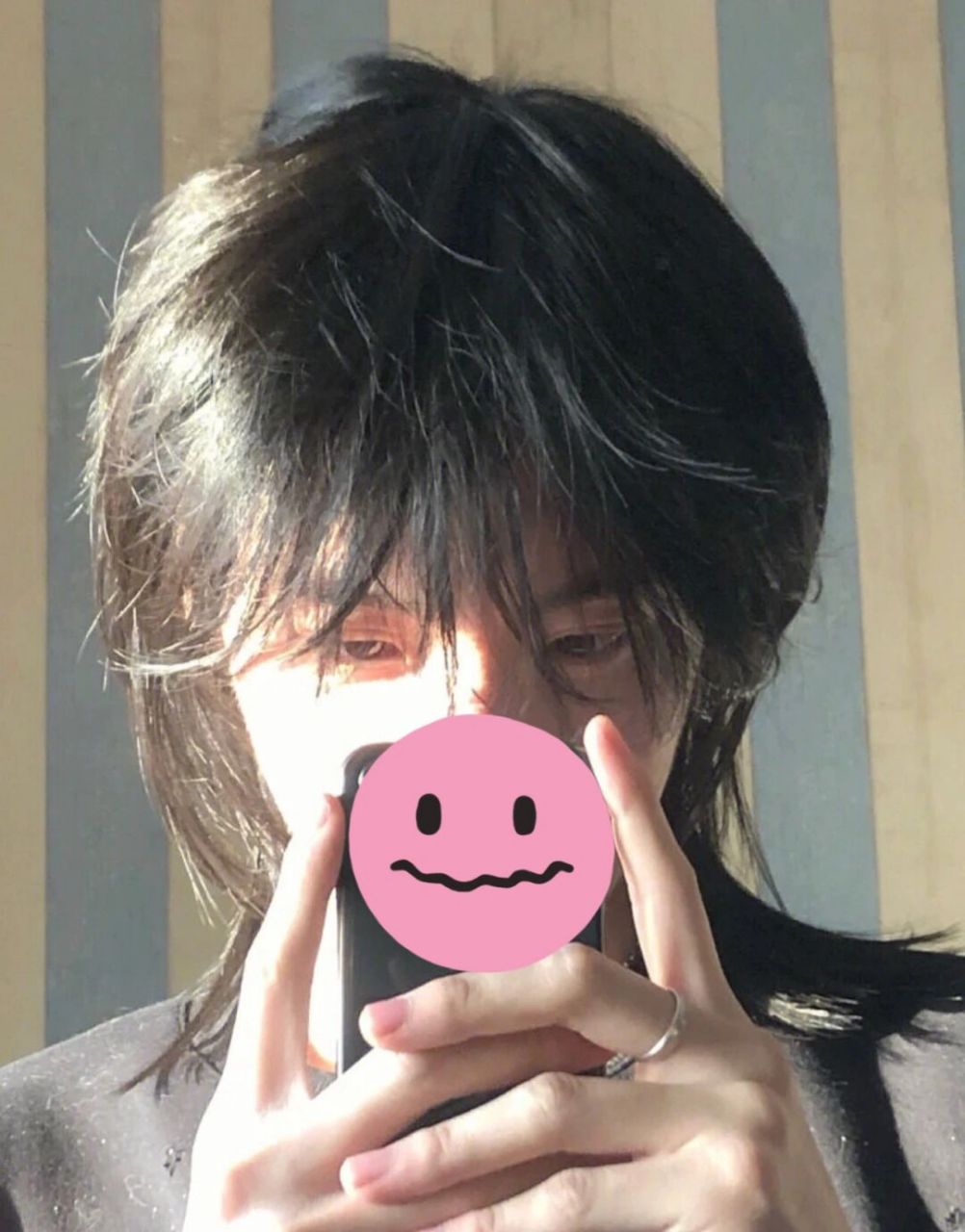 93一定要剪一次让人心动的狼尾鲻鱼头,这款发型比较偏高层次,特别