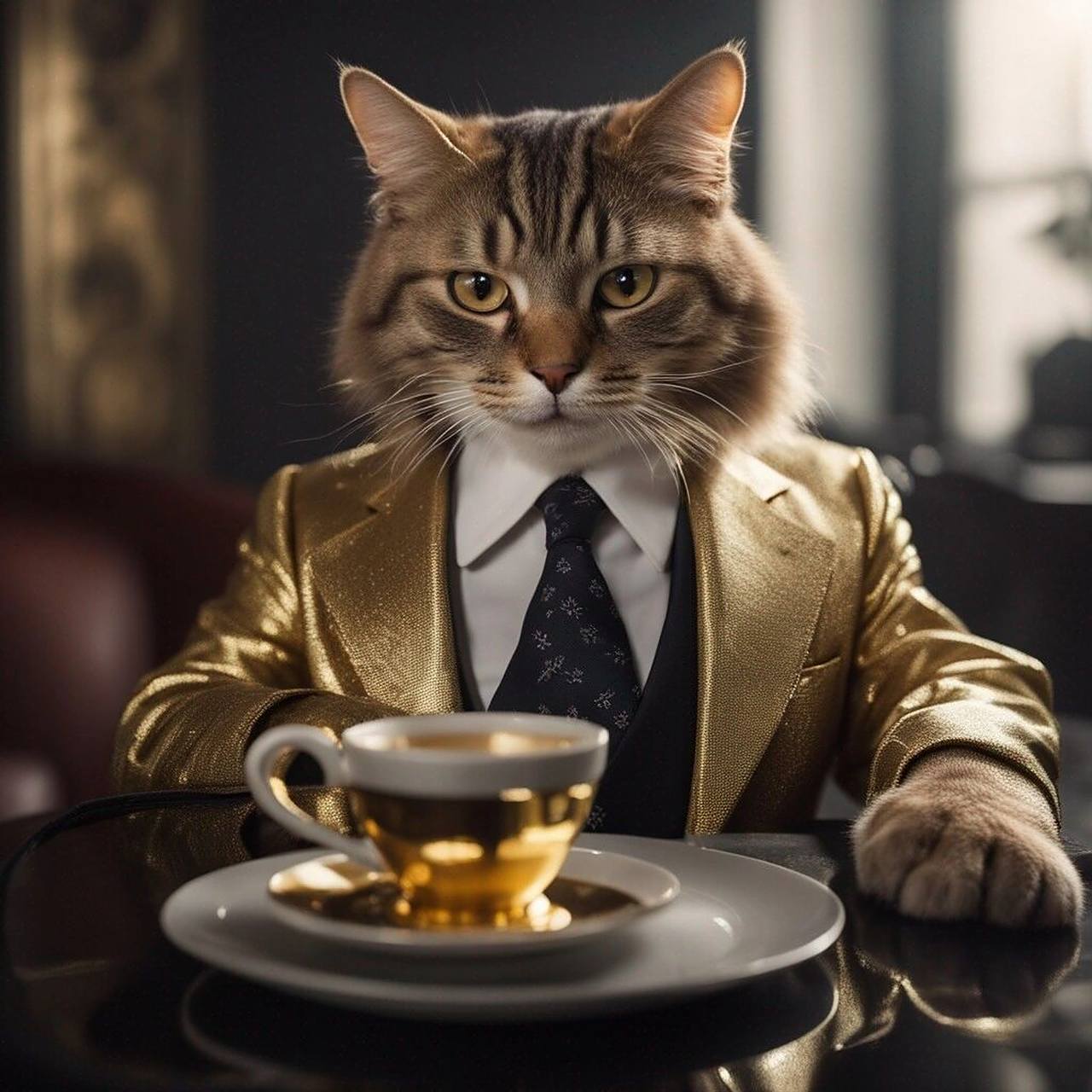 猫咪总裁大佬头像9397        diffusion