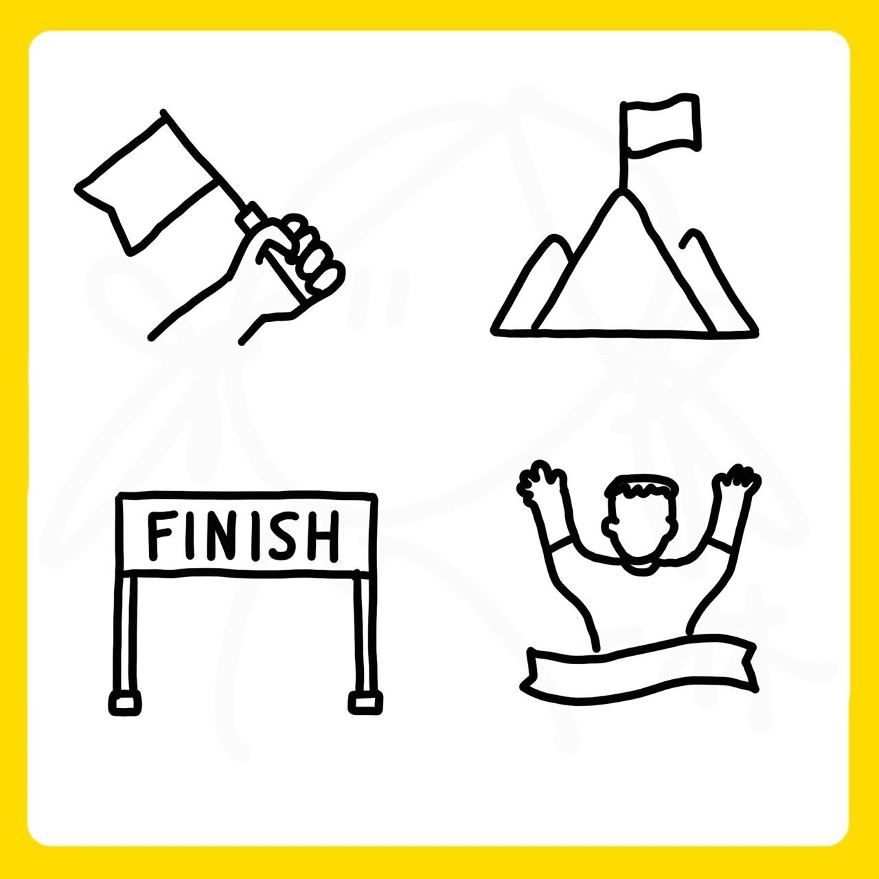 奥运简笔画|手帐素材|零基础|视觉笔记 97奥运会开始啦～ 9515