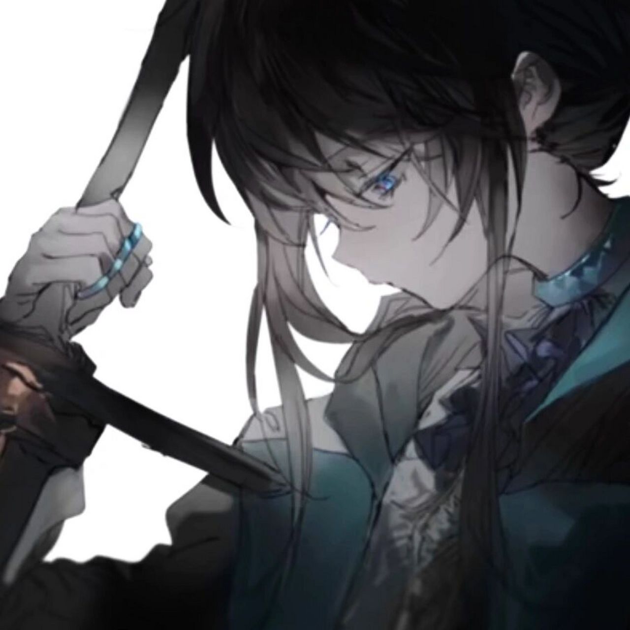 第十二篇-持刀酷男女动漫二次元风格头像 "持刀只为守护挚爱的人"