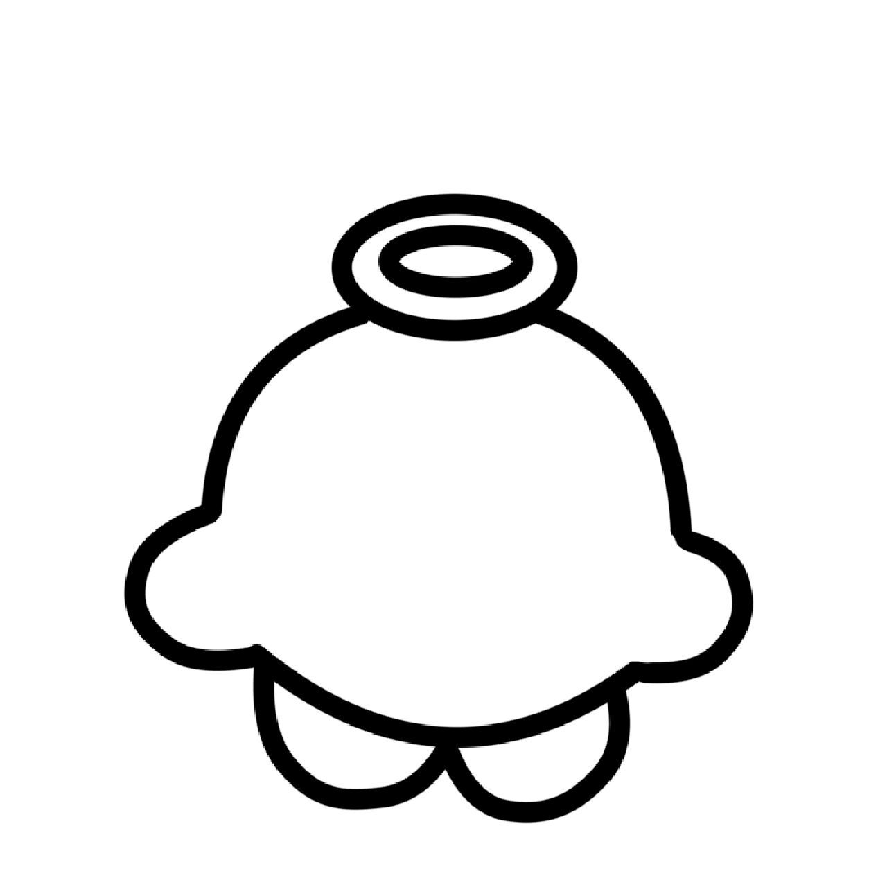 简笔画|小天使星之卡比～附教程 临摹