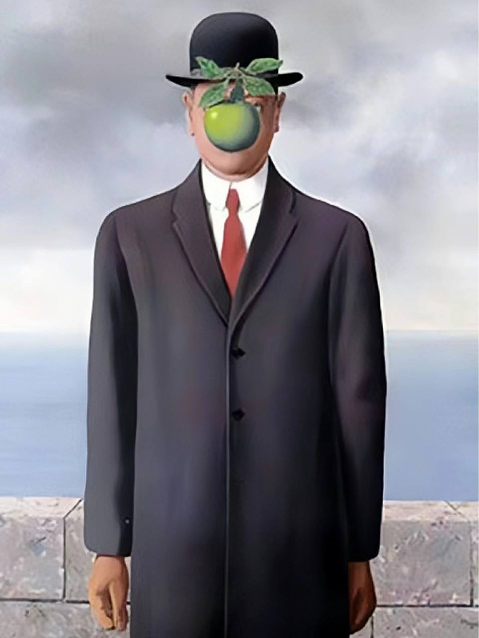 每天认识一幅世界名画—第67幅 名称:人类之子 外文:the son of man