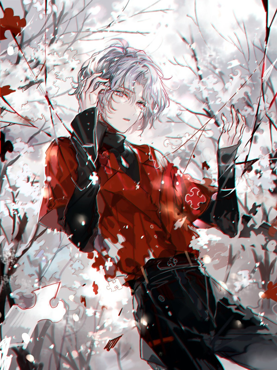 二次元帅气男图|抱图吱一声