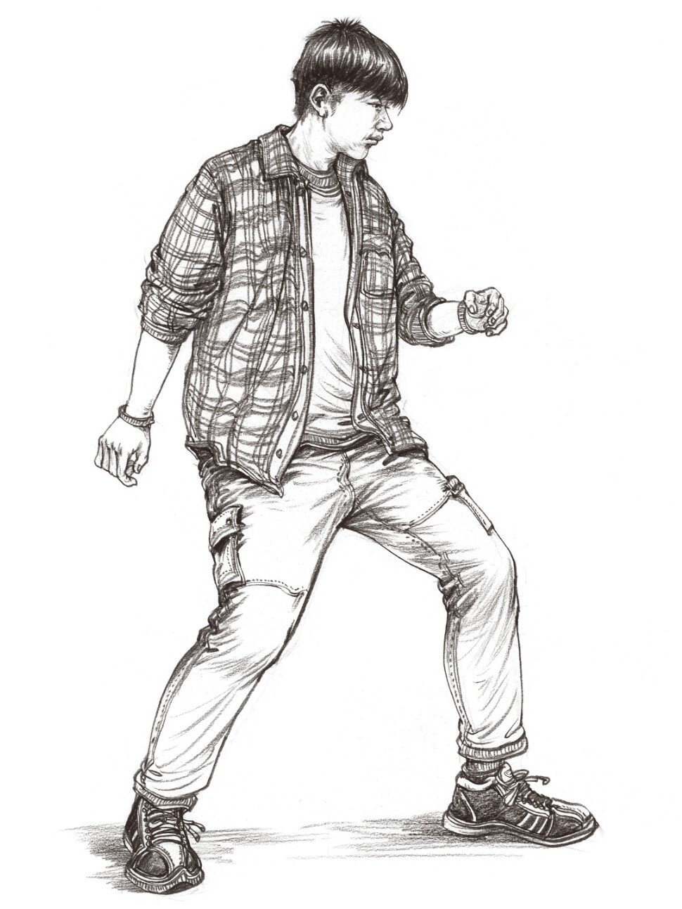 【速写人物临摹素材,值得收藏