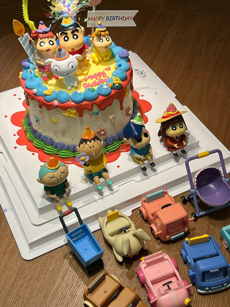 09蜡笔小新盲盒生日蛋糕,最爱的蛋糕没之一 是我最爱的小新呀～98
