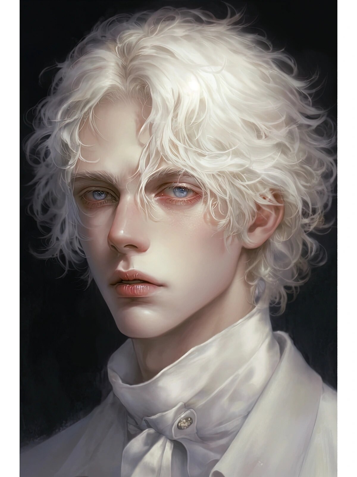 攻气十足的欧美男肖像画 素材来源:总攻