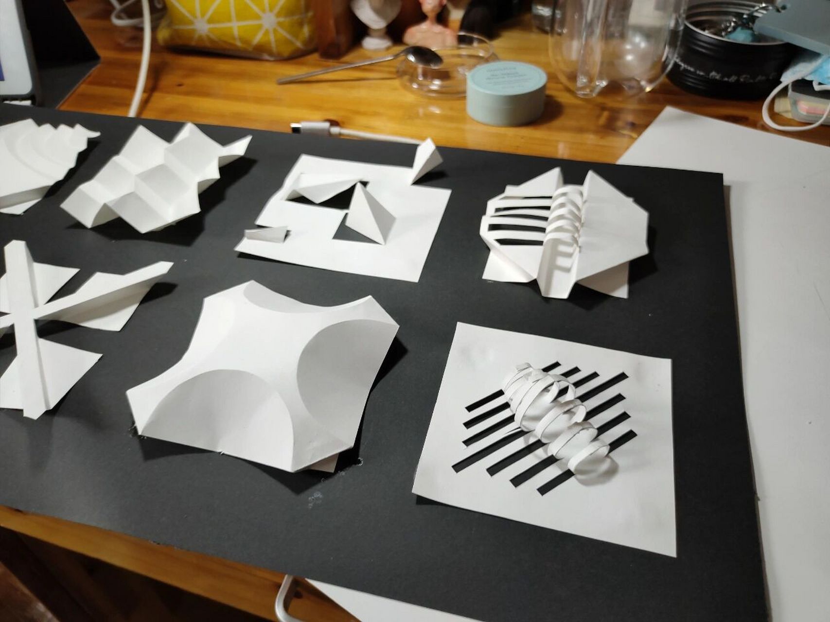立体构成浮雕折纸教程图片