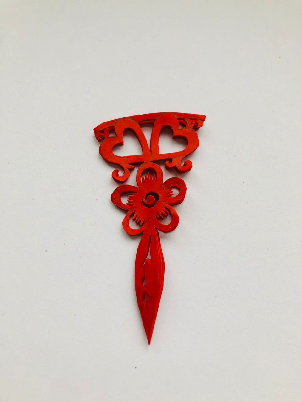 原创剪纸一六折团花       教程