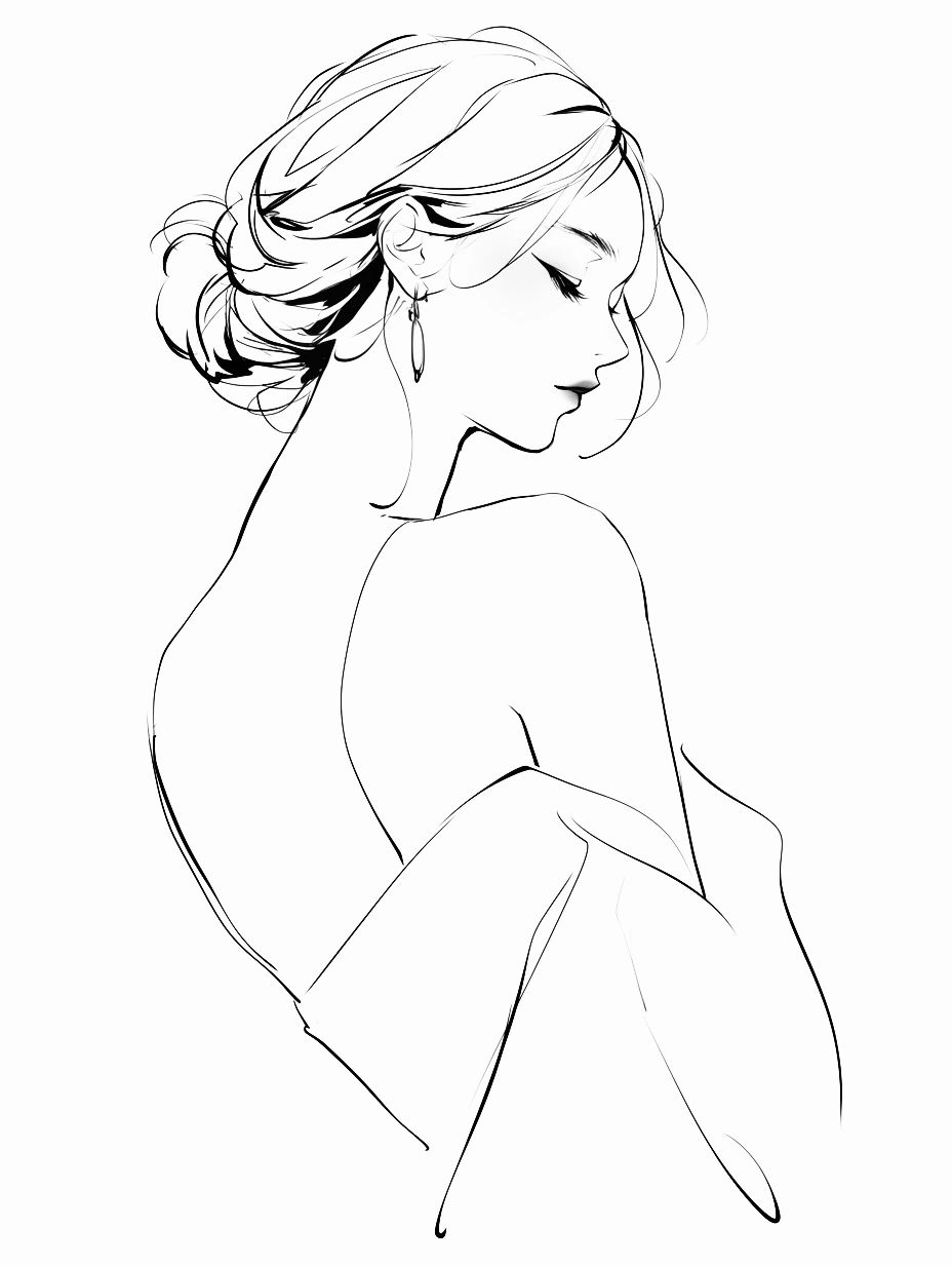 优美的线条·优雅的女孩