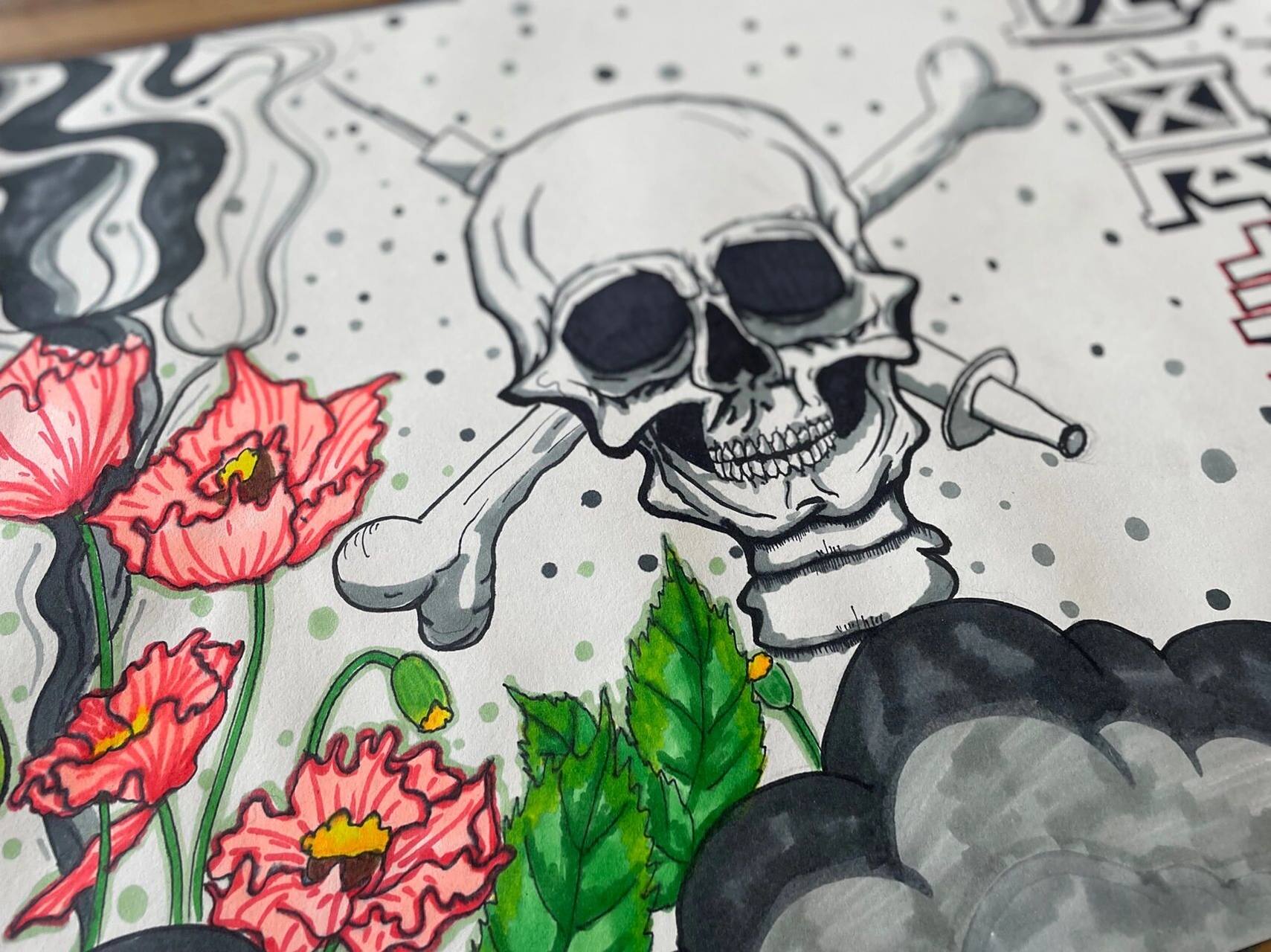 世界禁毒日手抄报