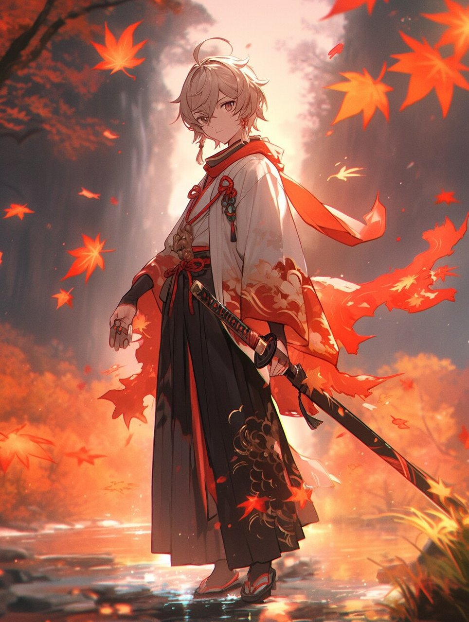 高清原创壁纸|枫原万叶 万叶大人,好帅 	 020202020202