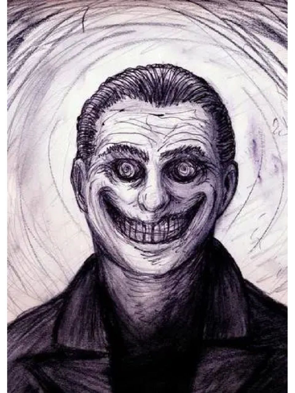 微笑狗和微笑男人恐怖图片,微恐慎入 吓死我了