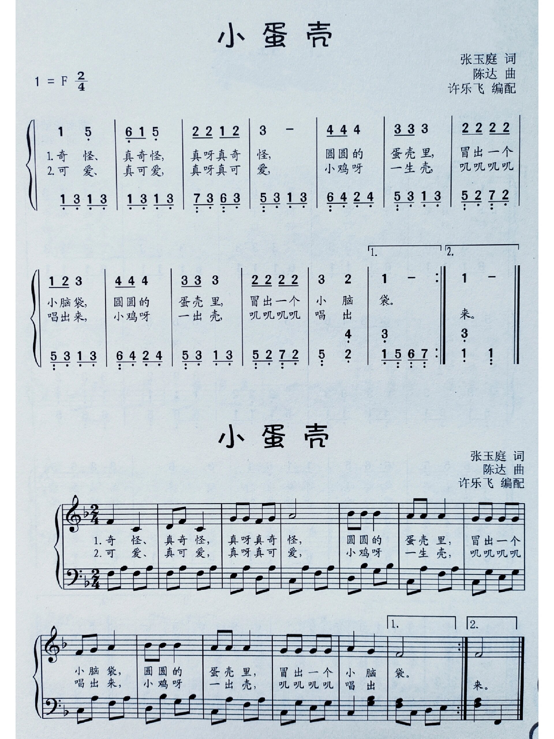 幼儿歌曲《小蛋壳》