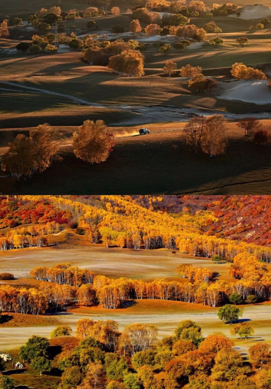 木兰围场 乌兰布统 秋景最美20天错过就要再等一年 油画般的童话揖吵