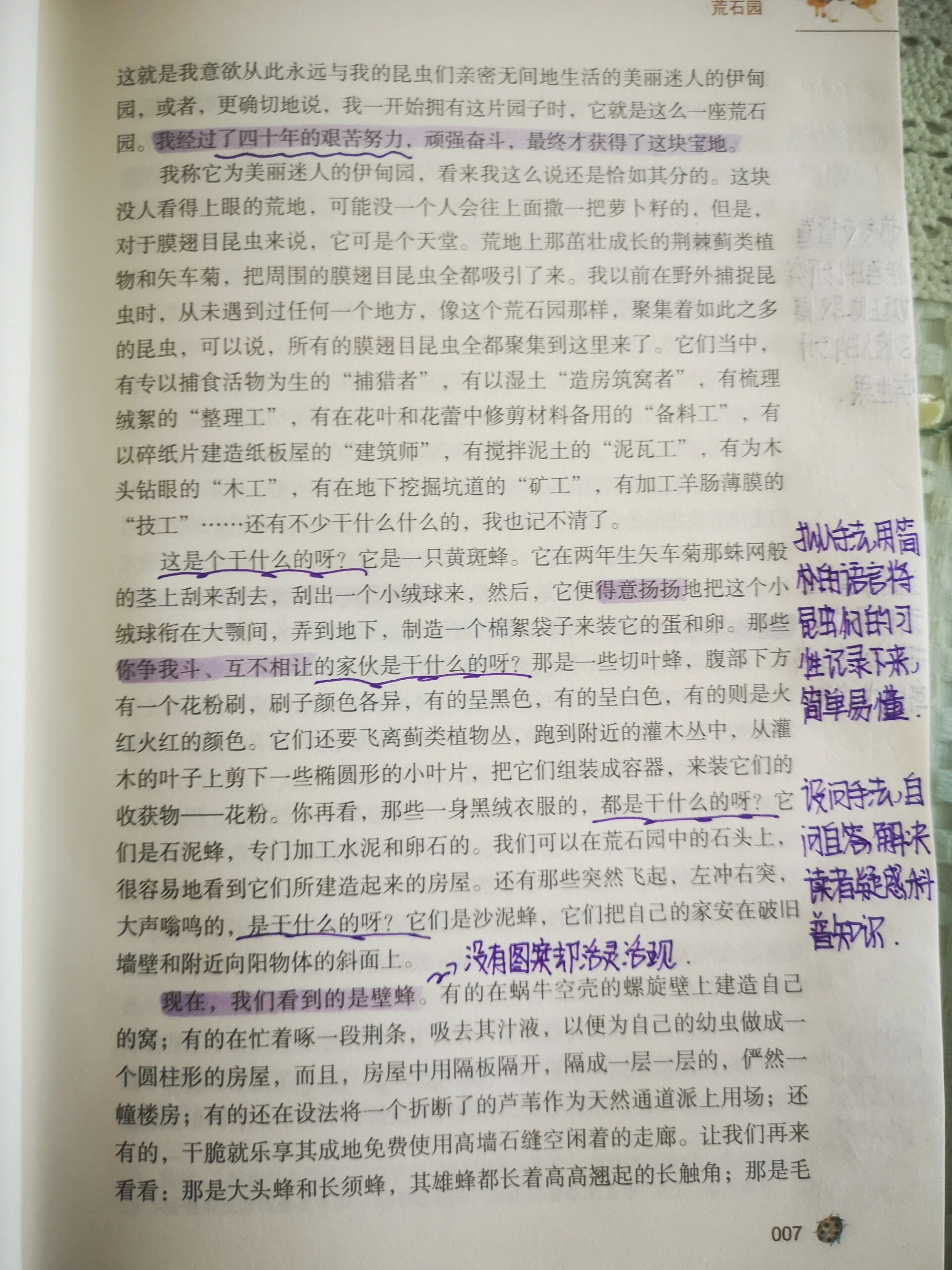 《荒石园》读书笔记