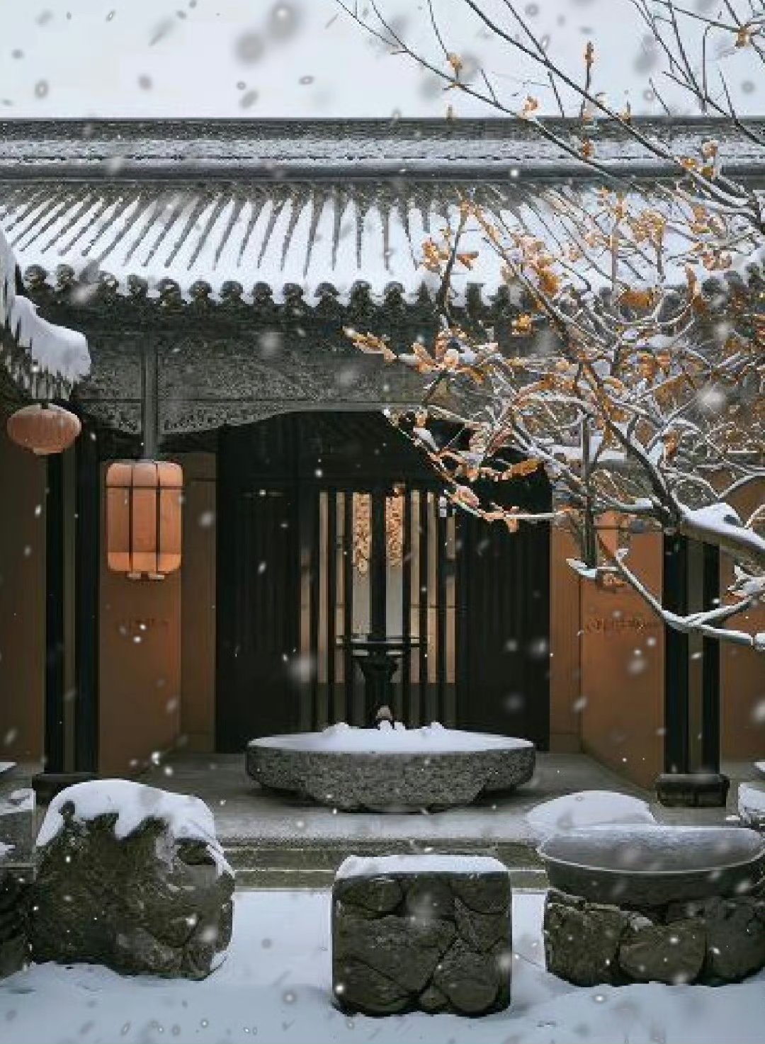 【七律雨水后二日遇雪】