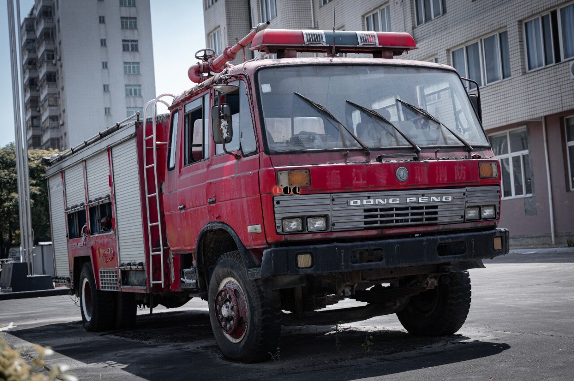 东风153系列消防车 90年代到21世纪初保有量超大的东风消防车 	 在