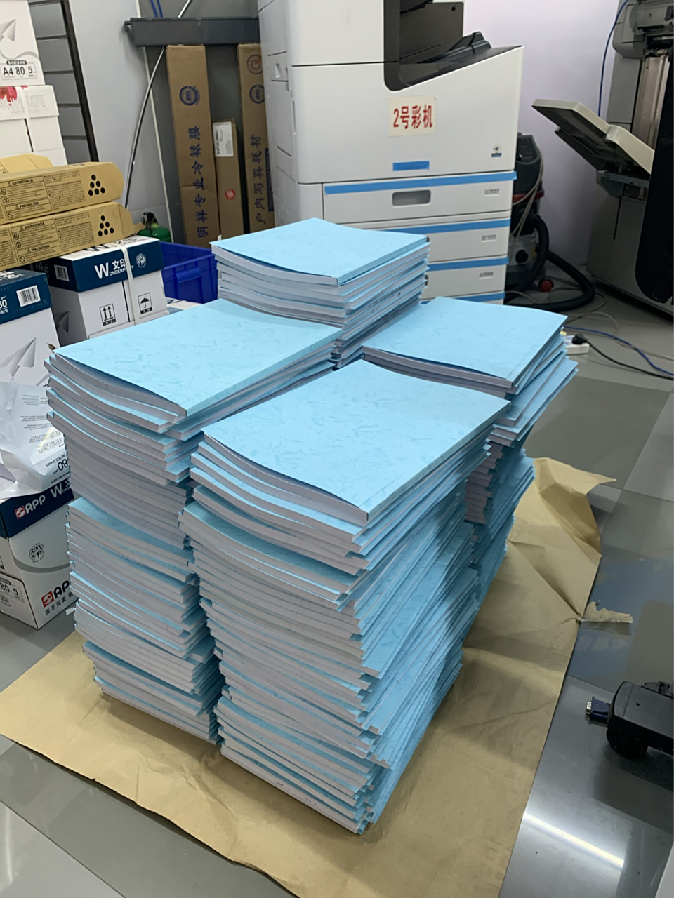 文本装订之无线胶装 胶装书本,一本也可以装订成册