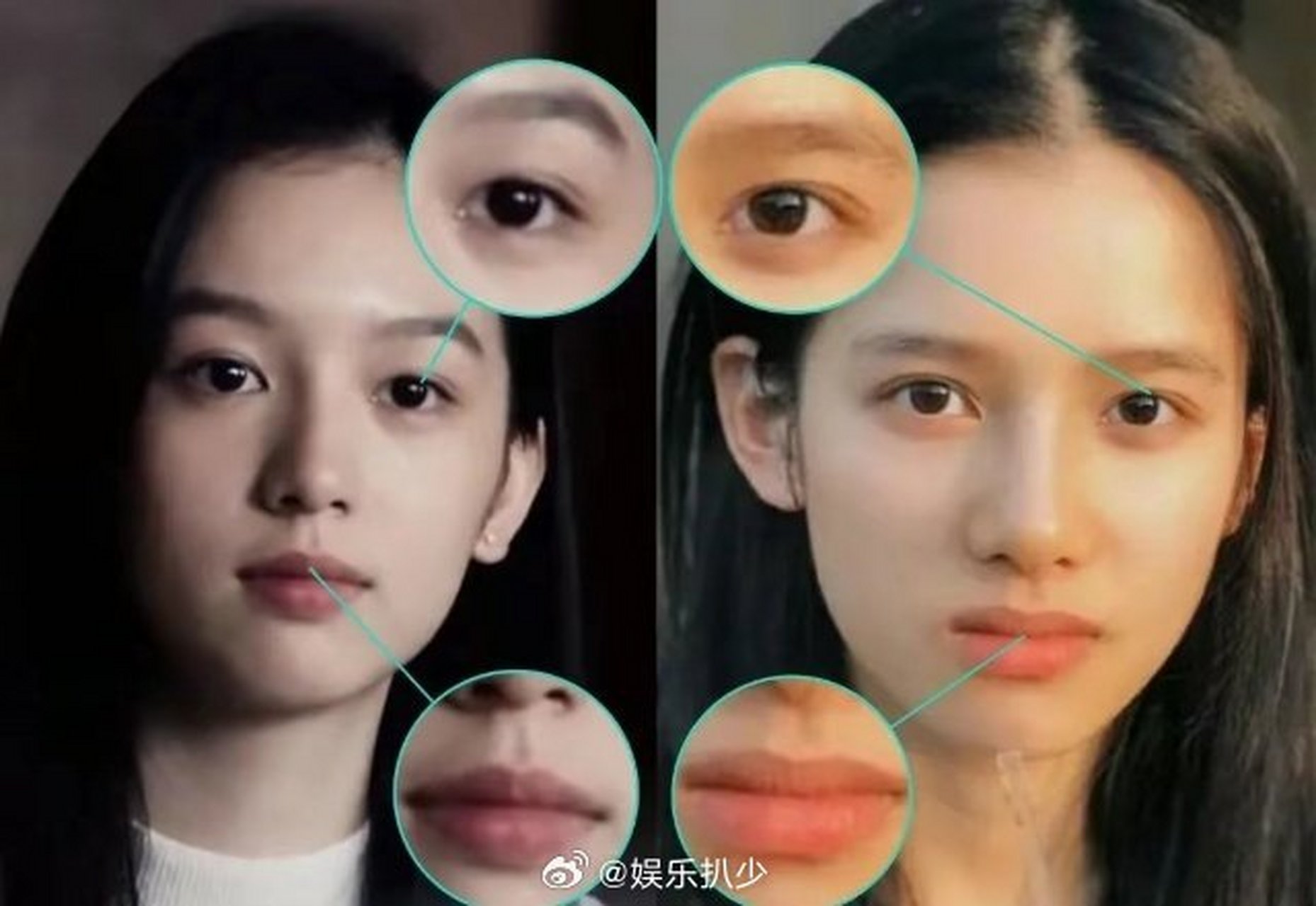 周也和张婧仪应该是一个模子可出来的,那到底是哪个模子这么像?