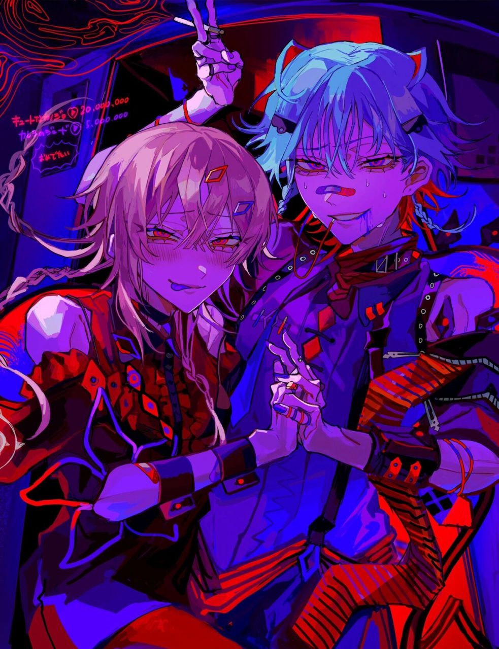 くろうめ/ kuroume |邪恶少女|插画师分享no.