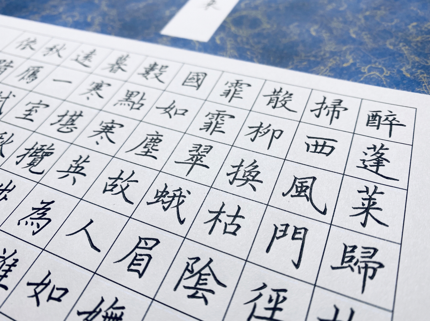 硬笔书法|宋词|醉蓬莱·归故山 提前迎来假期,没带印 醉蓬莱·归故山