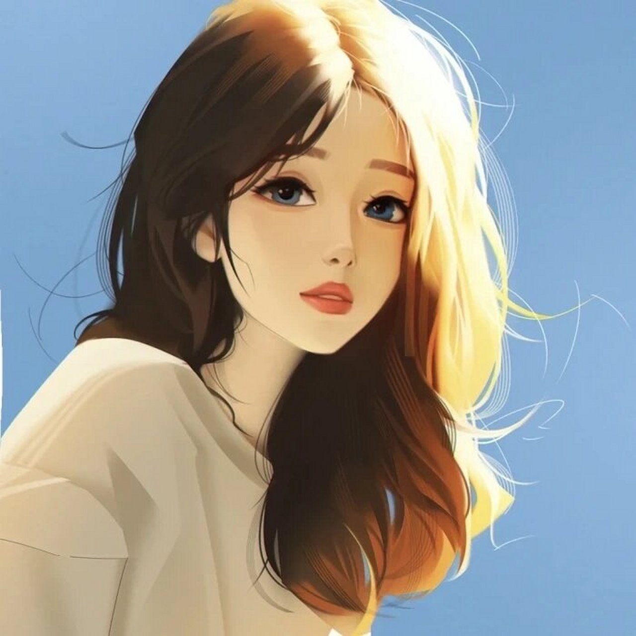 3d女头像,超燃!超飒!