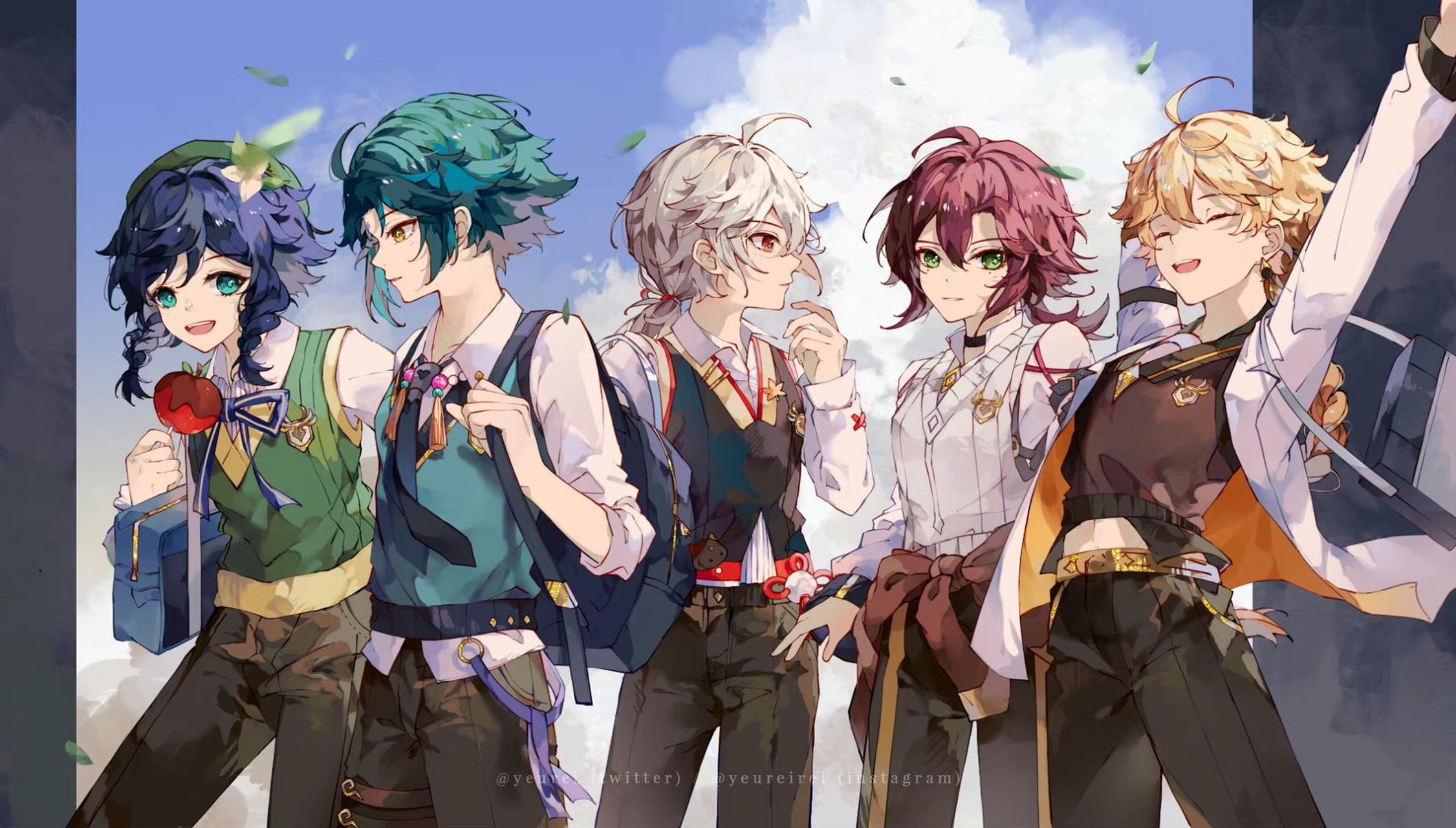 (原神壁纸转发,求图请私信,9点统一发,侵删)