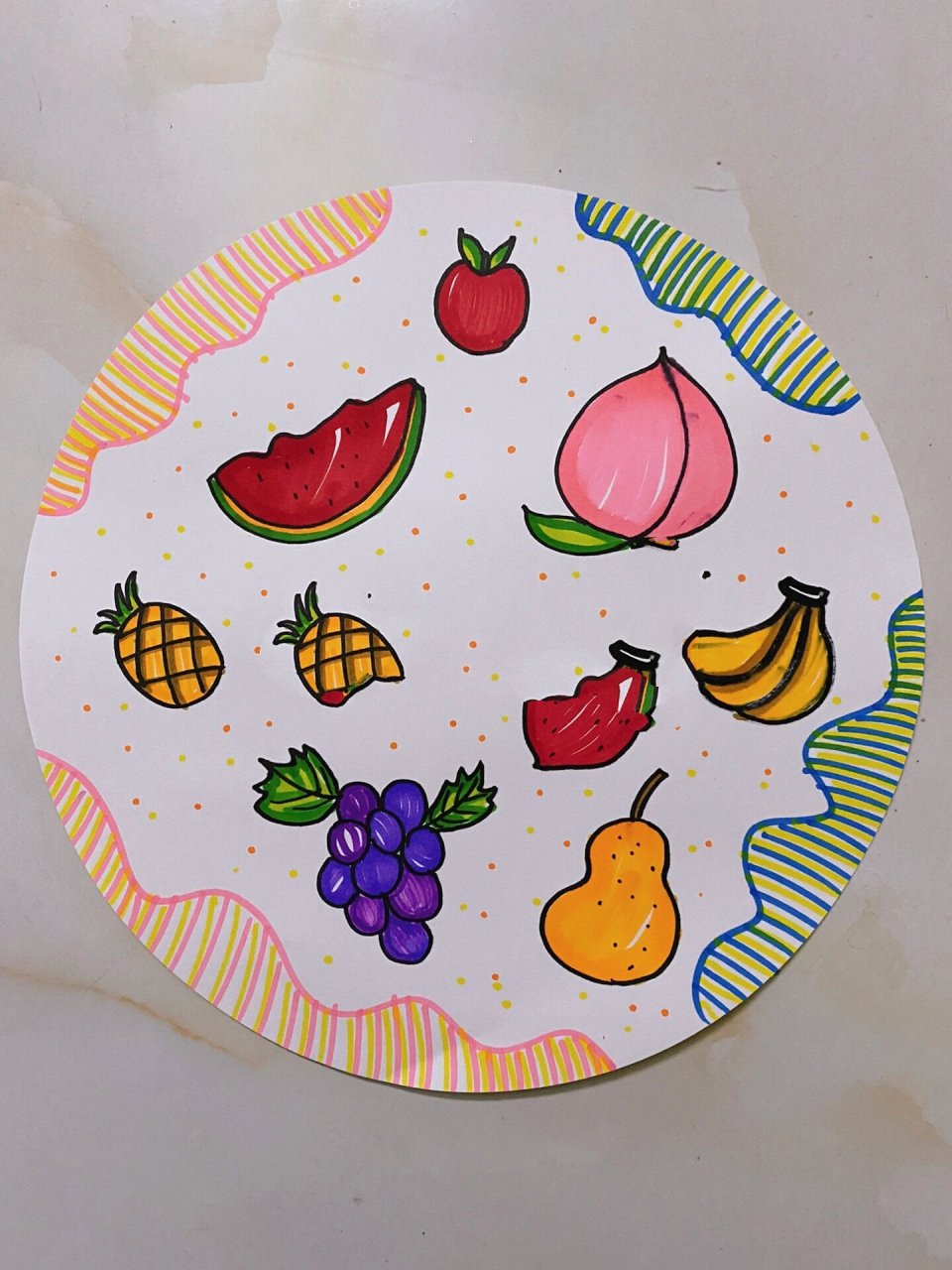 少儿创意绘画|圆形合集|简单出效果 一起来学习呀