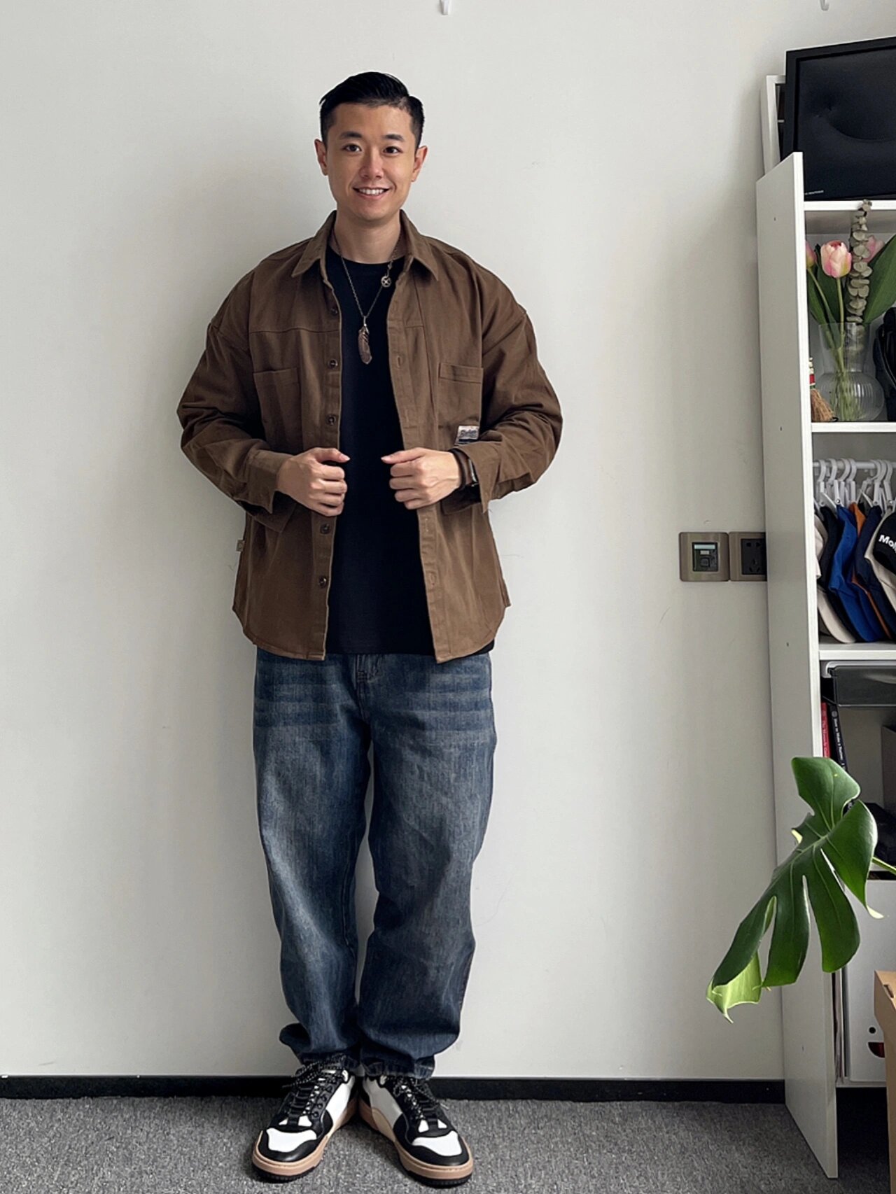 175cm70kg|男生秋季 日潮穿搭分享 94棕色