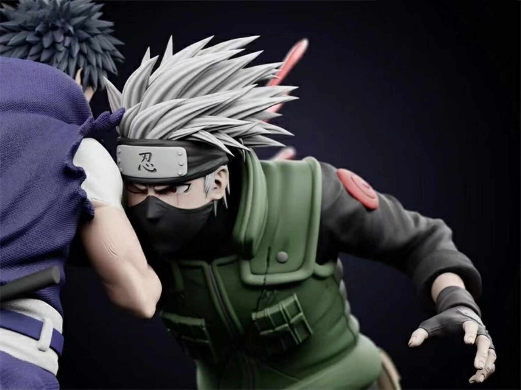 卡卡西的痛 #手办# #gk雕像# #卡卡西# #火影忍者# #带土# #宇智波