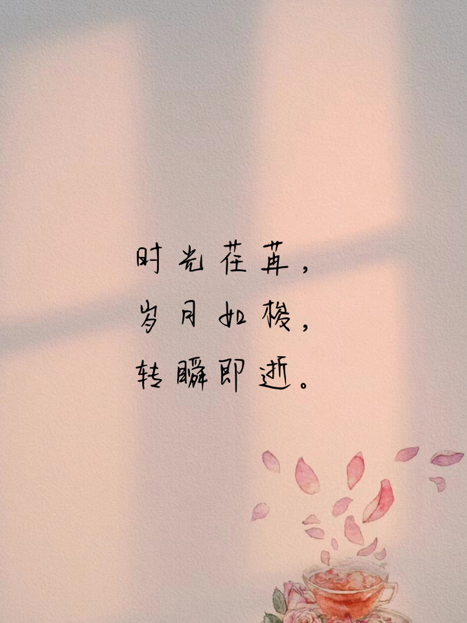 形容时间过得快的句子唯美短句 🍂时光荏苒,岁月如梭,转瞬即逝.
