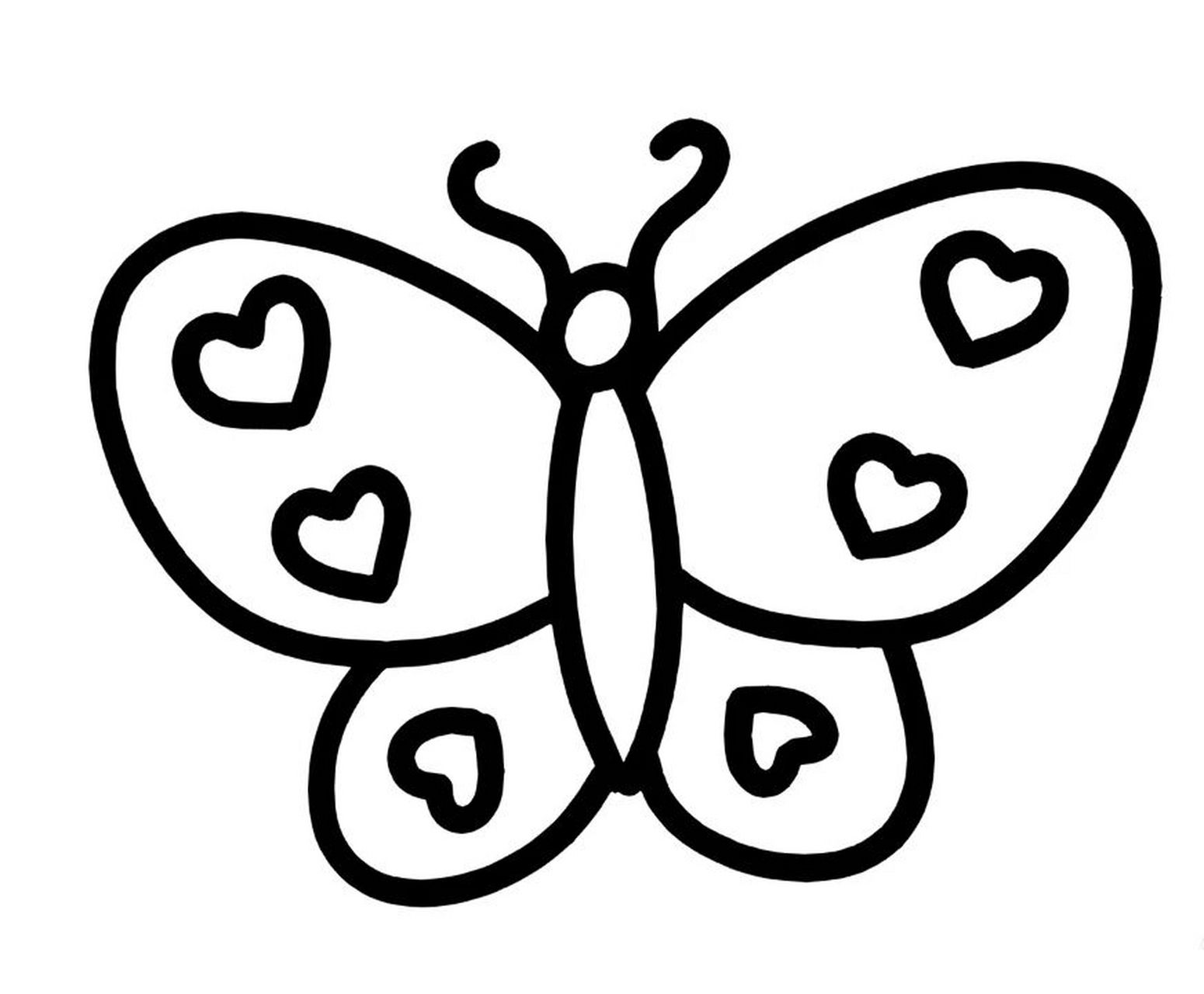 打印好的蝴蝶图案贴在三角形的白色地纸上; 2.