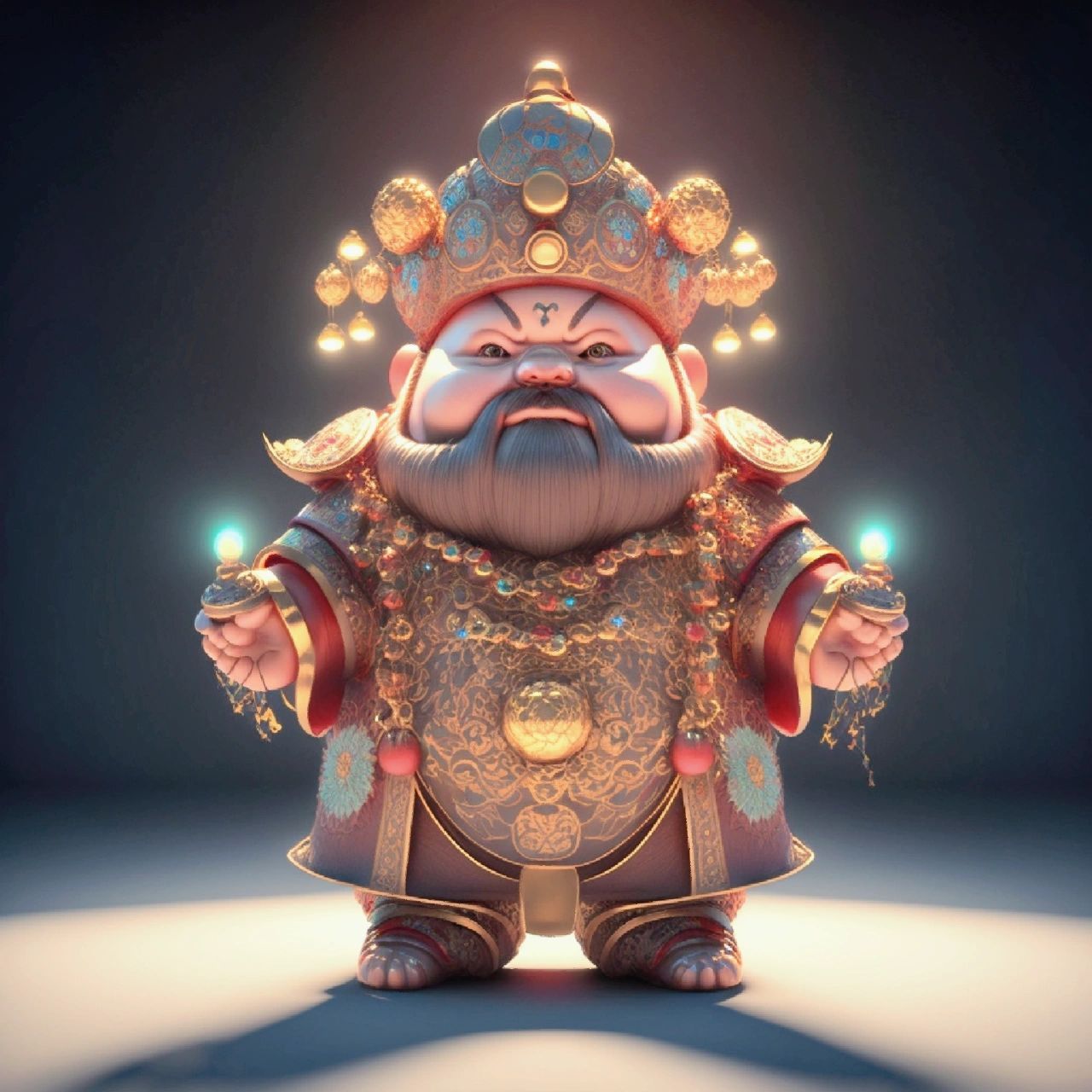 财神爷头像来喽～ 財神到!接財神!迎財神!祝各位寶子們,財運亨通!